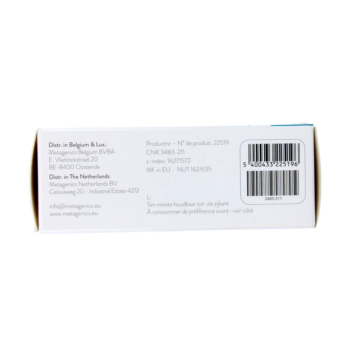 Metagenics Metasilicium mineral supplement tablets, dietary supplement for bone and connective tissue health.