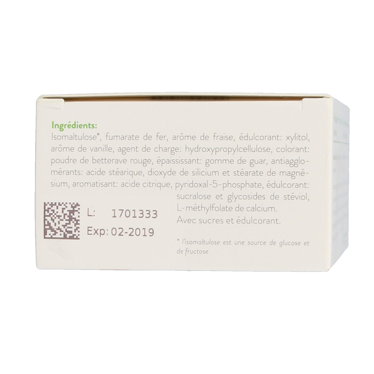 Metagenics Ferrodyn mineral multivitamin chewable tablets, orange-flavored supplement for iron and mineral support.