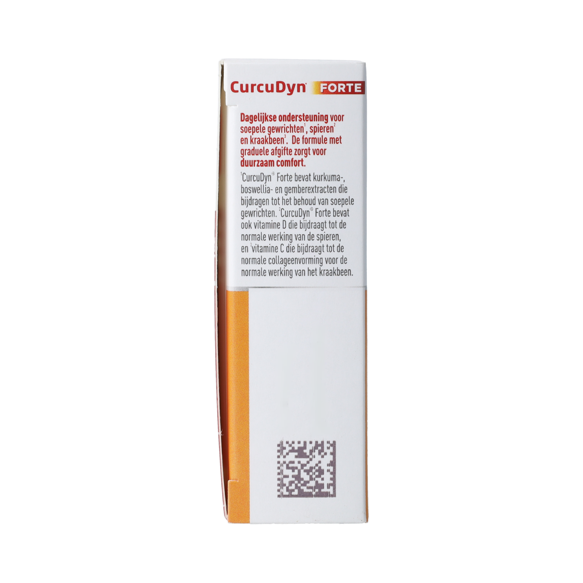 Metagenics Curcudyn Forte capsules, herbal supplement in a white bottle with 30 capsules, used for joint and inflammation support
