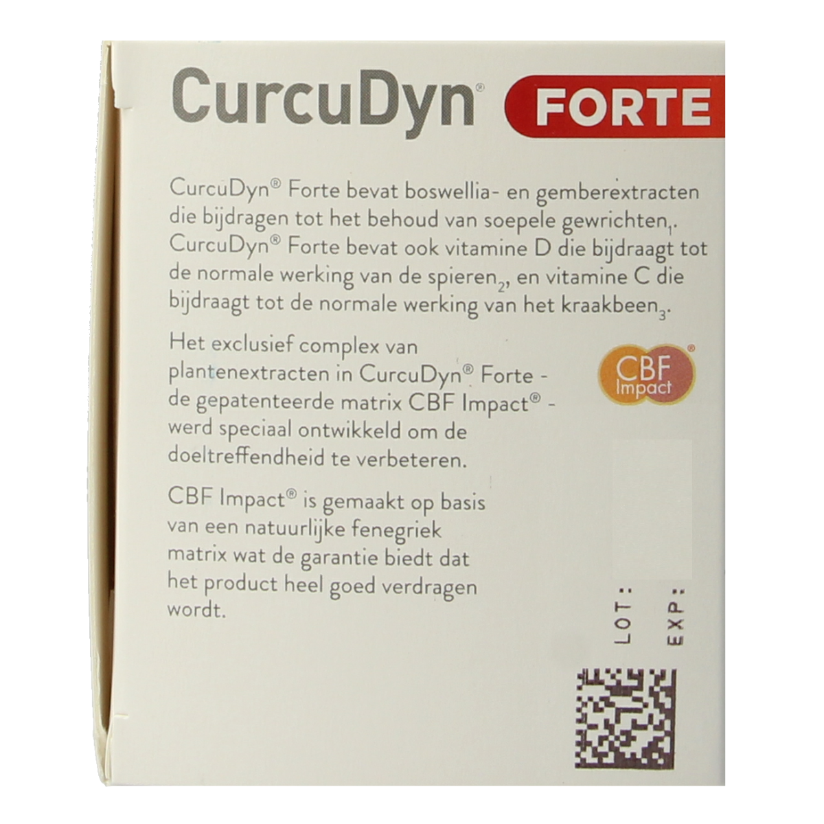 Close-up of Metagenics Curcudyn Forte capsules in a blister pack, herbal supplement for joint and immune health.
