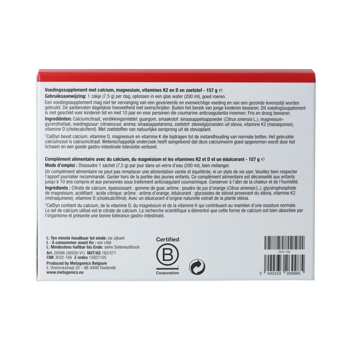Metagenics Caldyn 21.00 Sachets