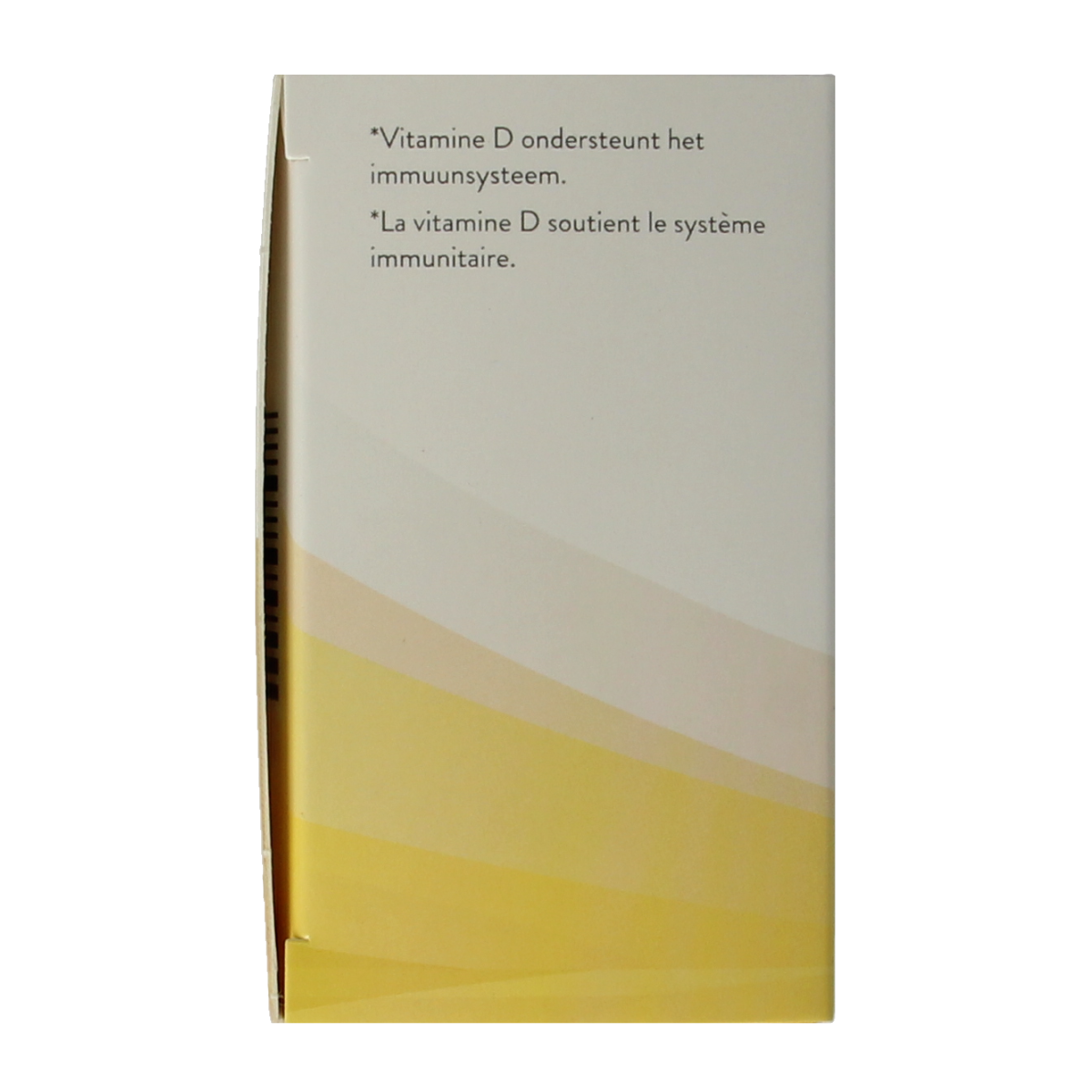 Metagenics Vitamin D 400IU chewable tablets in a bottle, showing the label and tablets inside.
