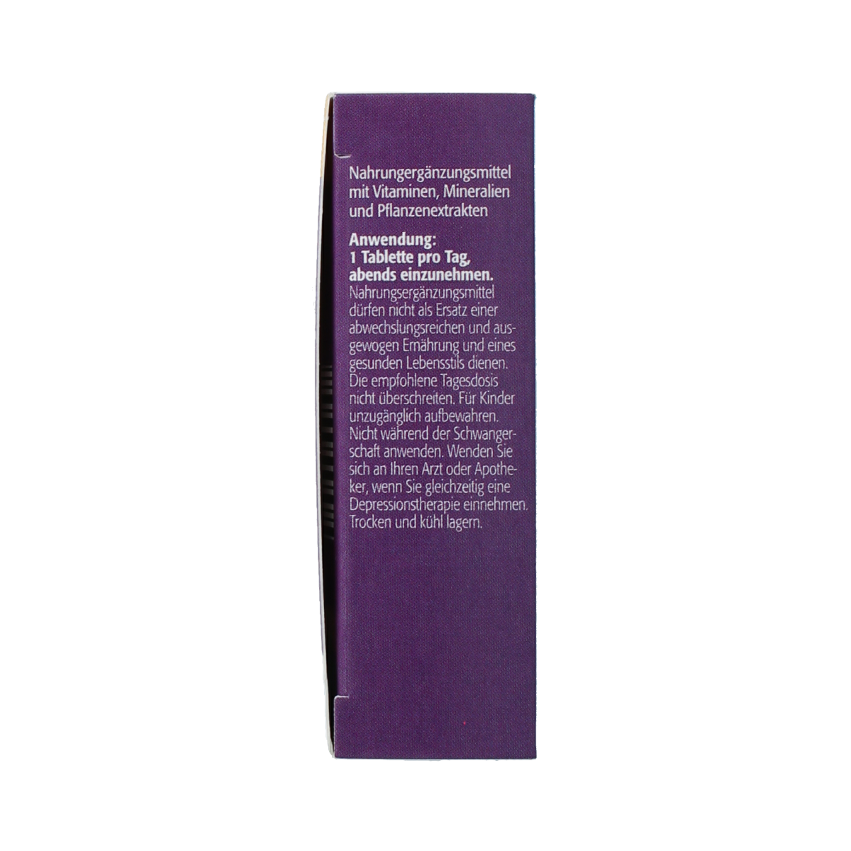 Metagenics Metarelax Night herbal supplement tablets, natural herbal relaxant, 30-count bottle, for calming and restful sleep.
