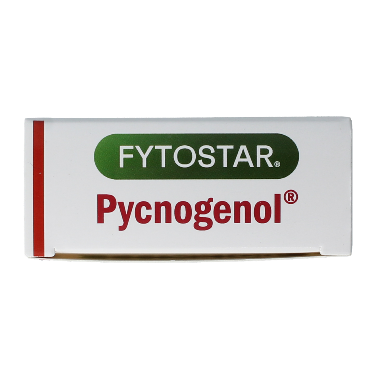 Fytostar Pycnogenol 30 capsules in a blister pack, herbal supplement from Fytostar for antioxidant support.