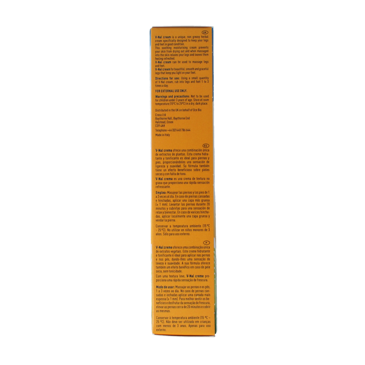 Bional V-nal cream for intimate skin care, 75 ml tube with white and blue packaging.