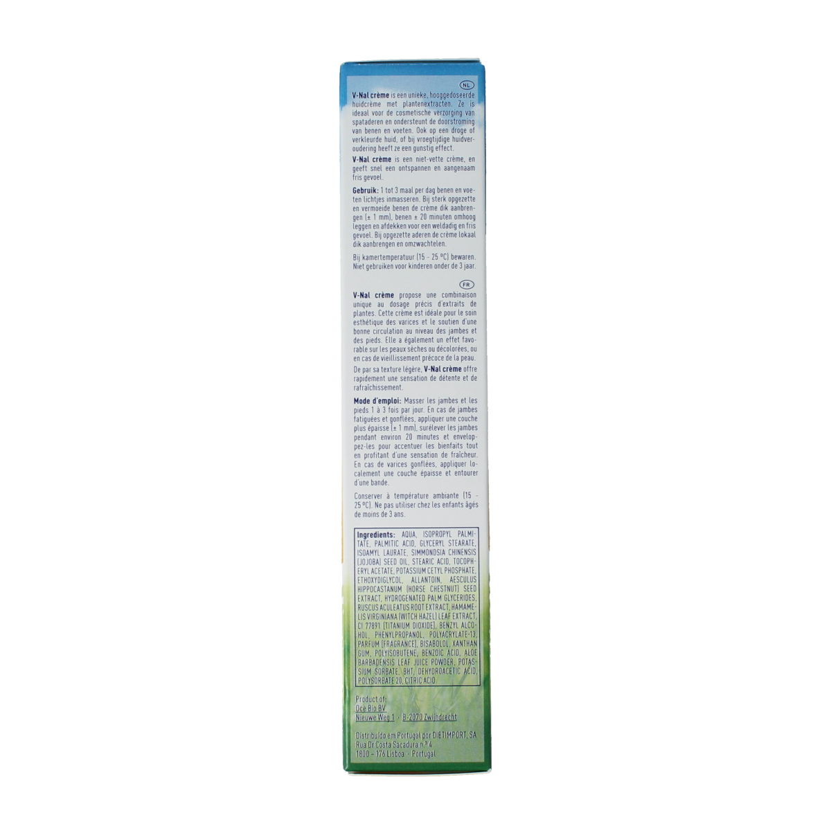 Bional V-nal creme in 75ml tube, a nourishing vaginal care product from Bional, with white and blue packaging.