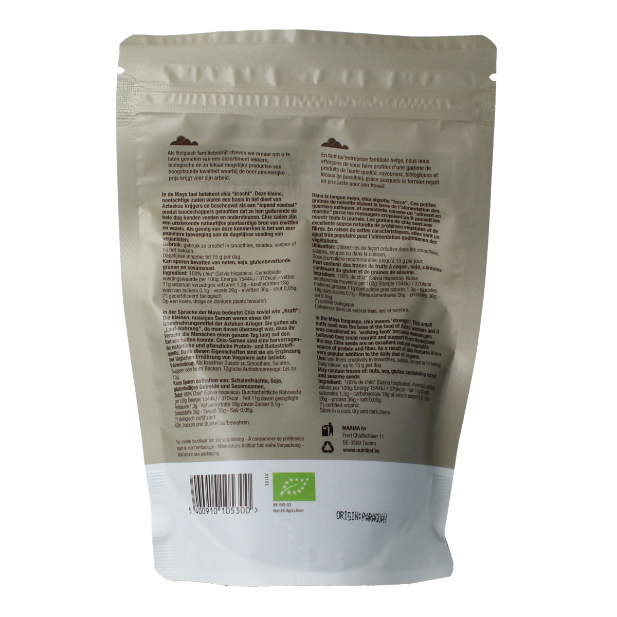 Nutribel Chiazaad raw bio 200.00 Gram