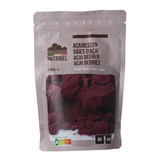Nutribel Acaibes poeder raw bio 100.00 Gram