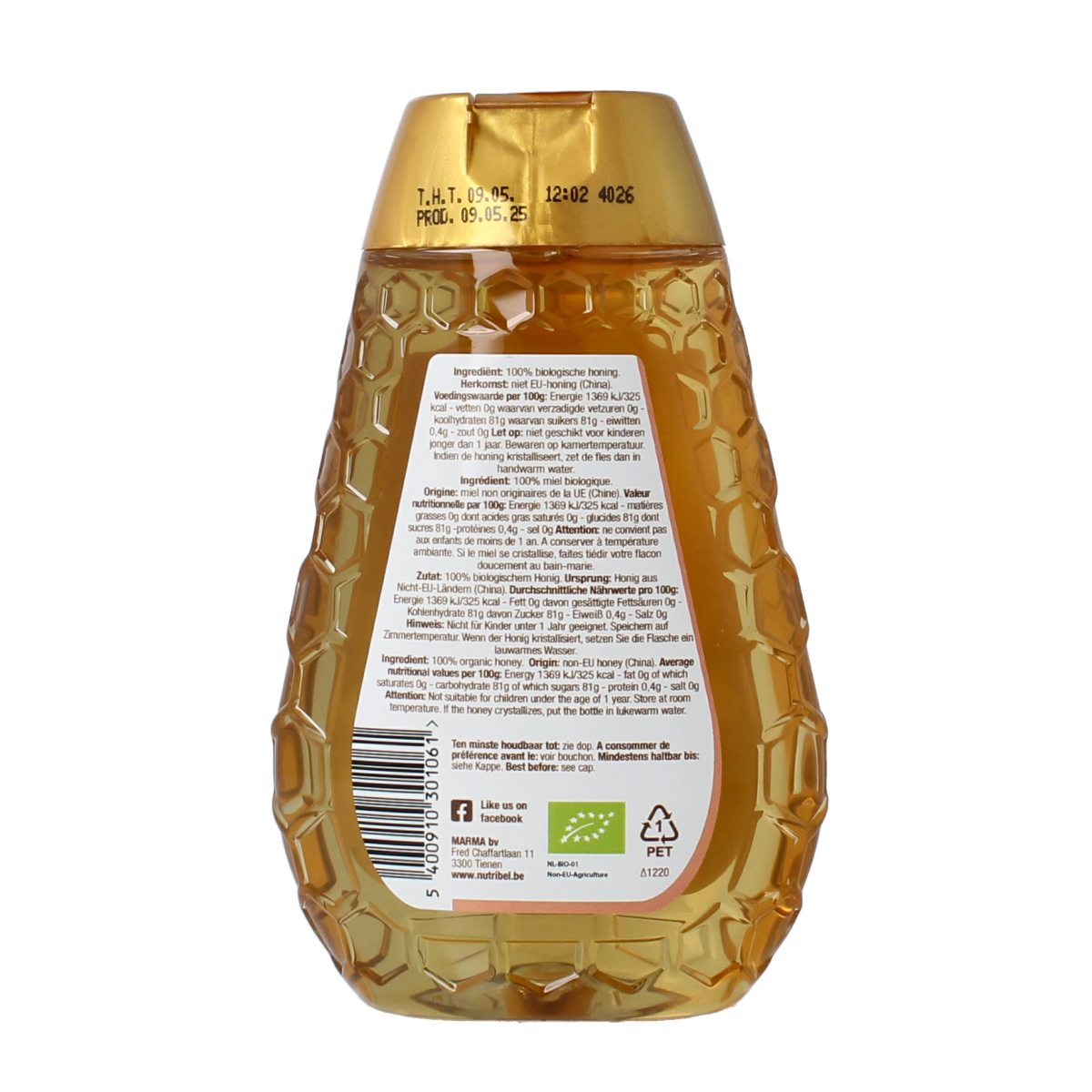 Nutribel Acaciahoning bio 350.00 Gram