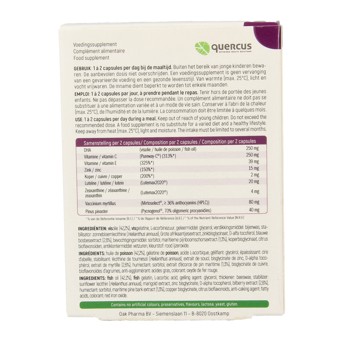 Quercus Macu vision 30.00 Capsules