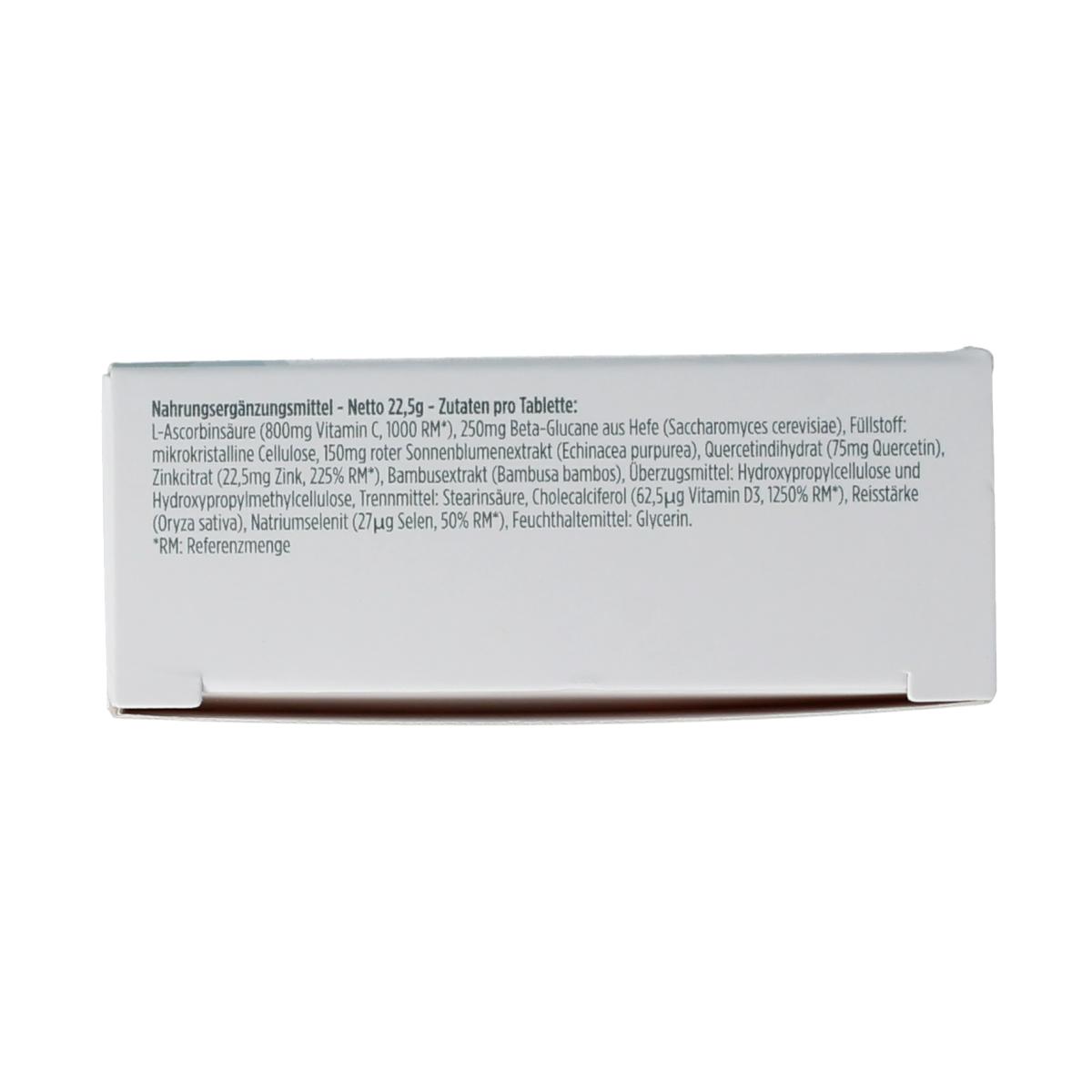 Pure Immuni Forte 15 dietary supplement tablets, featuring herbal ingredients for immune support, displayed in blister pack.