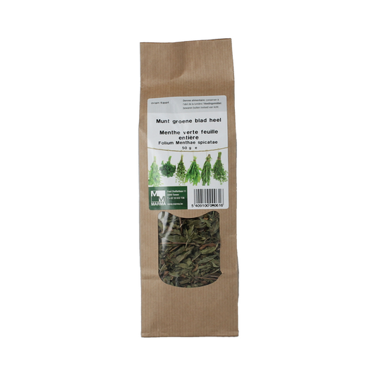 Marma Munt groene blad heel 50.00 Gram
