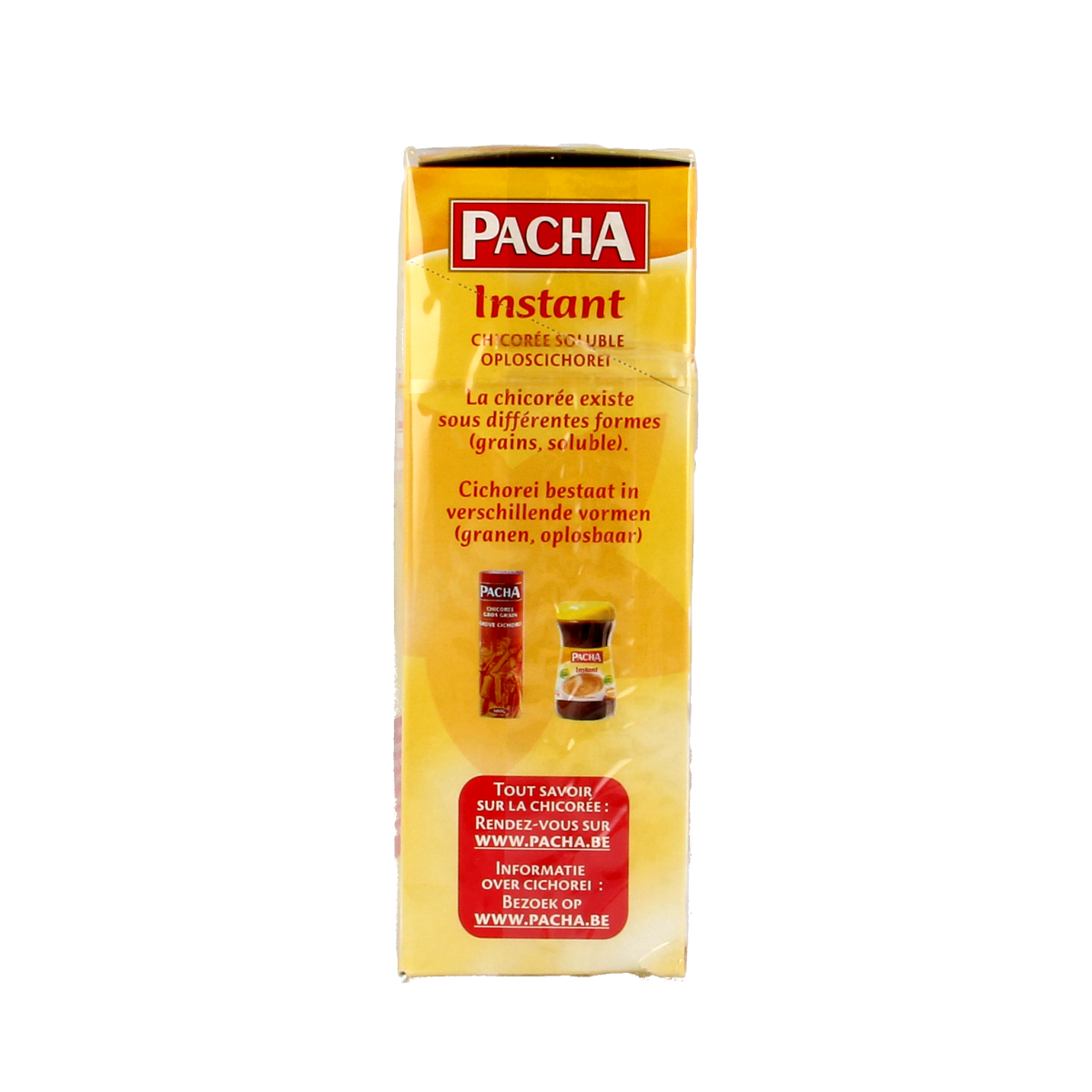Pacha Instant coffee and tea sticks pack with 20 sticks, convenient single-serve coffee and tea options, black packaging.