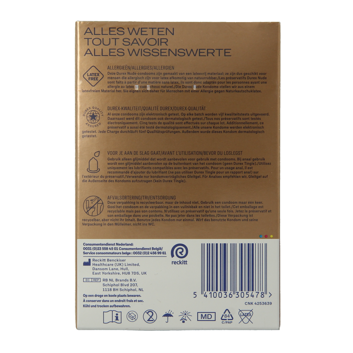 Durex Real Feel latex-free condoms pack of 20, showing the box and condoms inside.