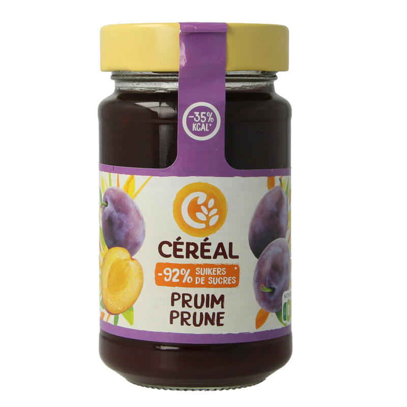 Cereal Fruit pruimen suikervrij, 270g, natural dried plum spread on bread, Cereal brand, no added sugar, healthy breakfast topping