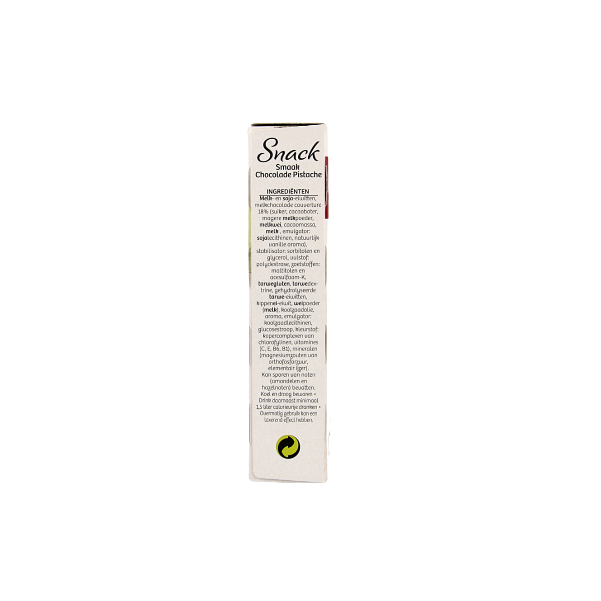 Modifast Proteine Shape Bar Pistachio, 162g, a nutritious meal replacement snack with pistachio flavor and protein content.