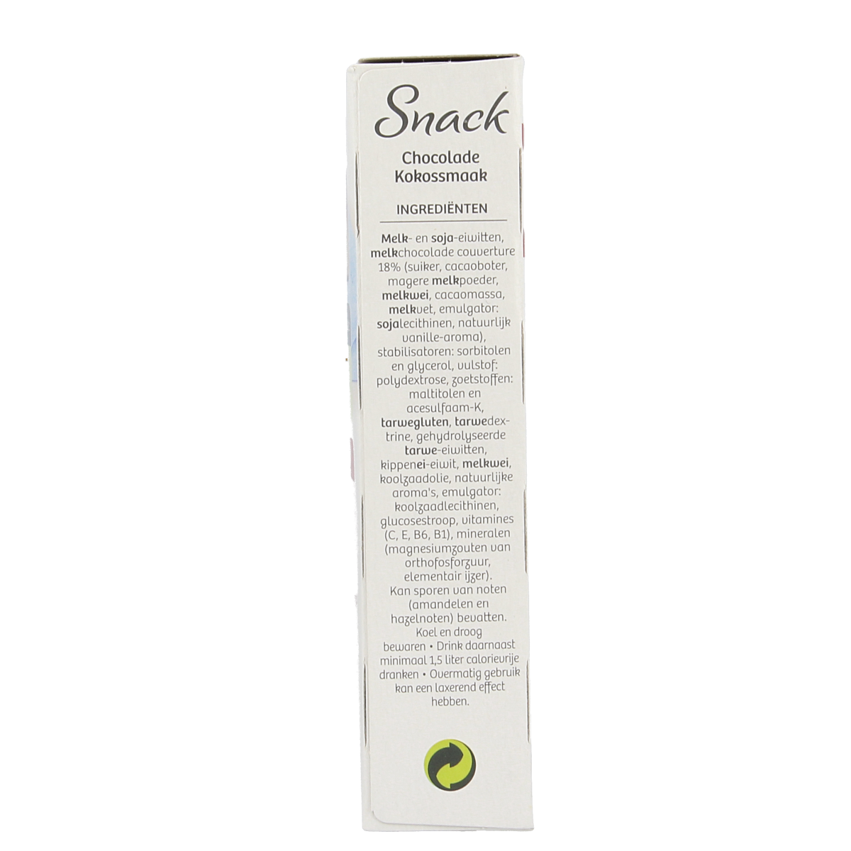Modifast Proteine Shape Bar Coco, 162g, high-protein meal replacement bar with coconut flavor, for balanced nutrition.