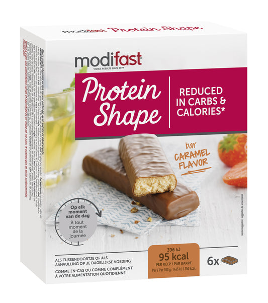 Modifast Proteine shape bar caramel 162.00 Gram
