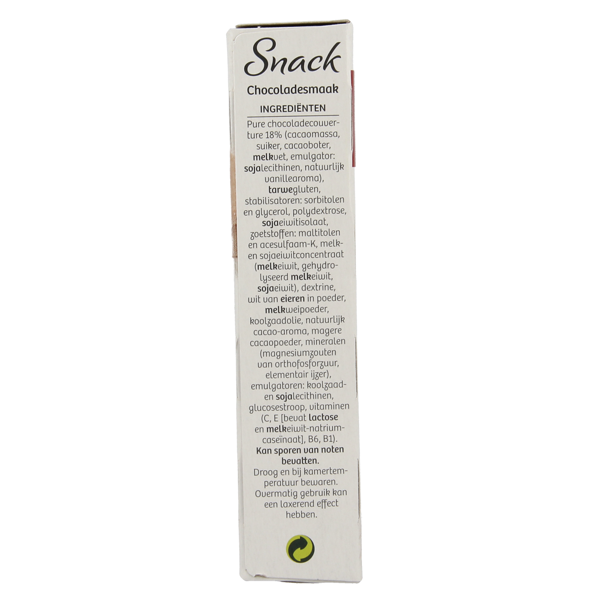 Modifast Proteine Shape Bar chocolate, 162g, with a chocolate flavor, showing the bar's packaging and product details.