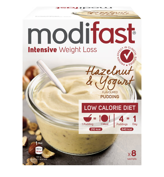 Modifast Intensive pudding yogurt hazelnut 440.00 Gram