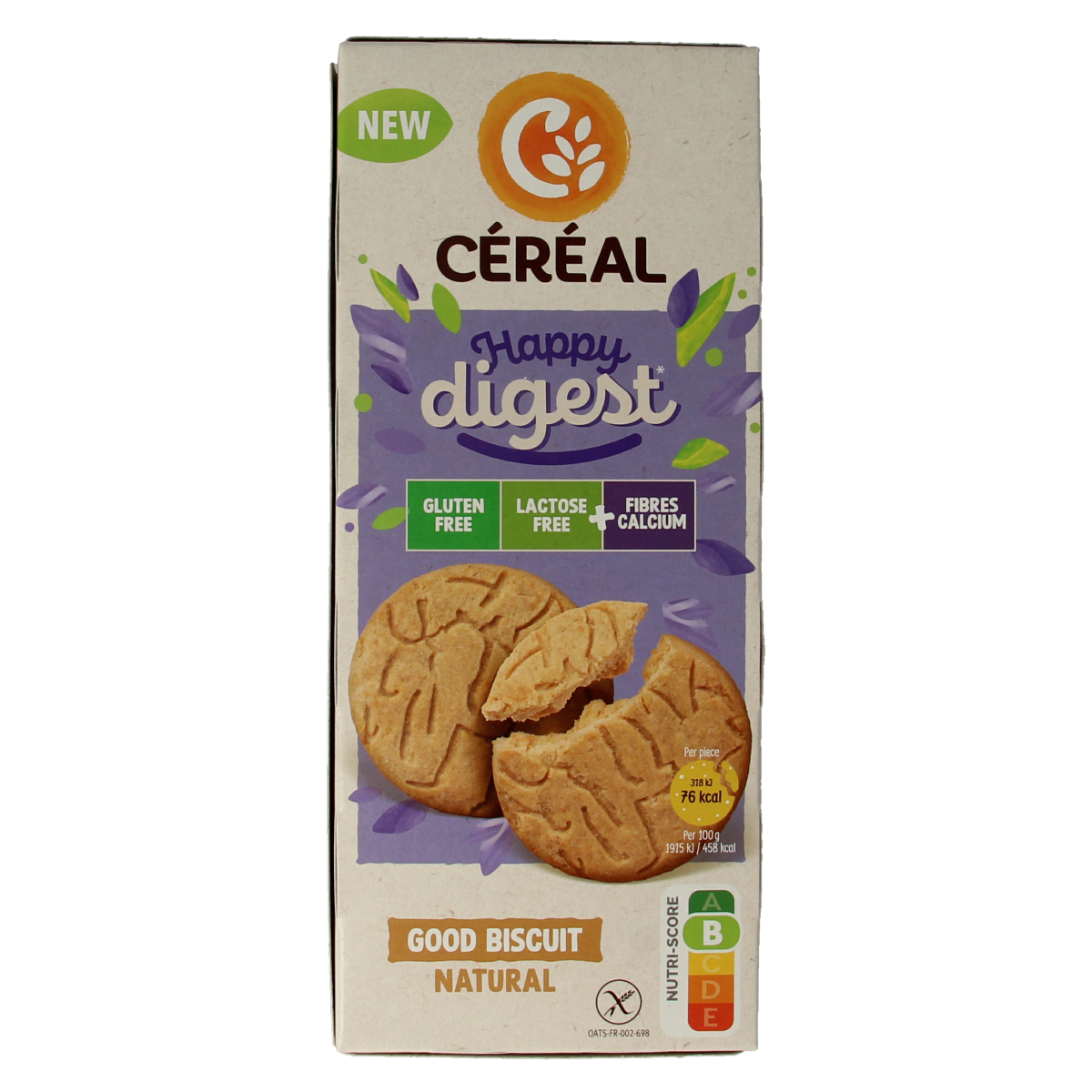 Cereal Good biscuit koeken, 150g package, showing golden-brown baked biscuits with crisp texture and Cereal brand branding