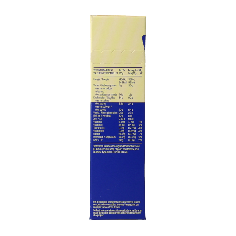WeCare high protein chocolate snack bar, 81 grams, featuring chocolate coating and healthy ingredients, ideal for quick energy.