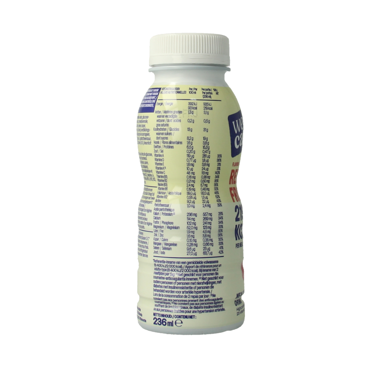 WeCare red fruit meal replacement drink in a 236ml bottle, featuring vibrant red fruit flavor, for nutritious on-the-go nutrition.