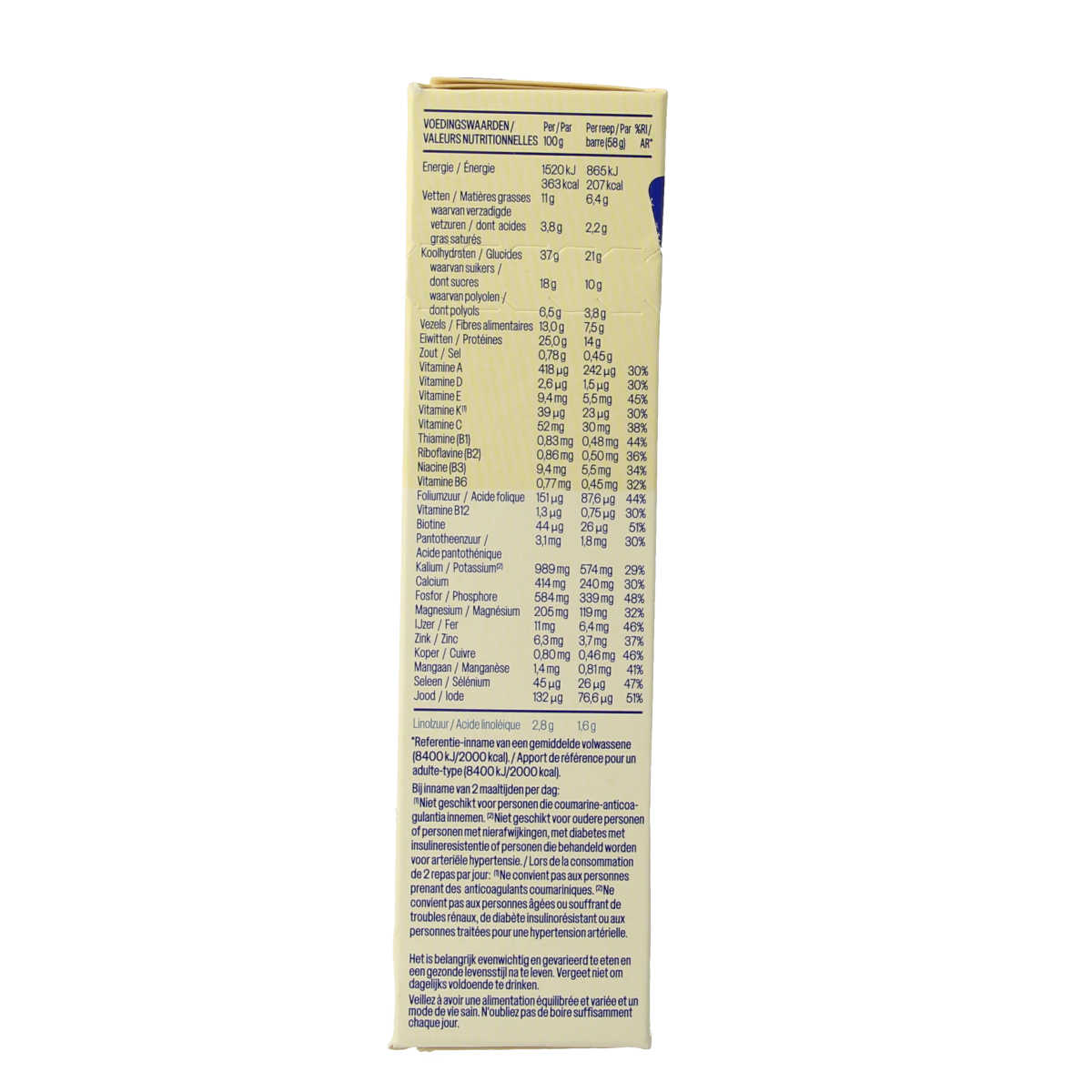 WeCare fruity banana meal replacement bar, 116g, snack bar with banana flavor, ideal for quick nutritious snacks