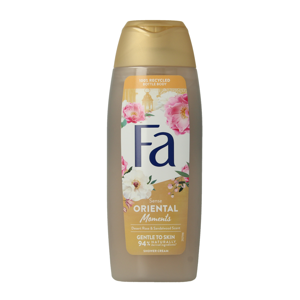 FA Oriental Moments shower gel 250ml bottle, featuring a sleek design with a floral and oriental scent theme.