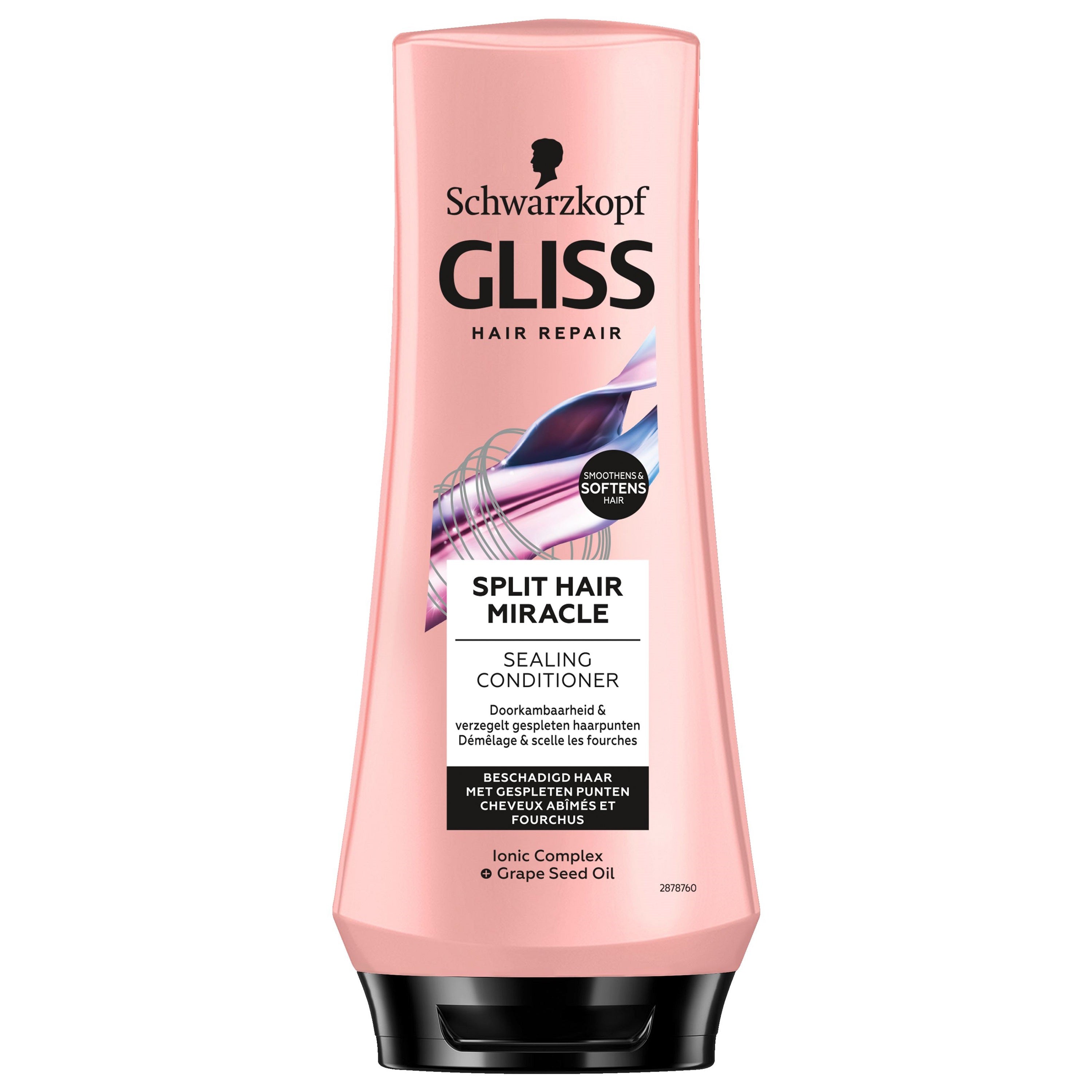 Gliss Kur Split End Miracle Conditioner for hair, 250ml bottle, nourishing hair care product for damaged ends.