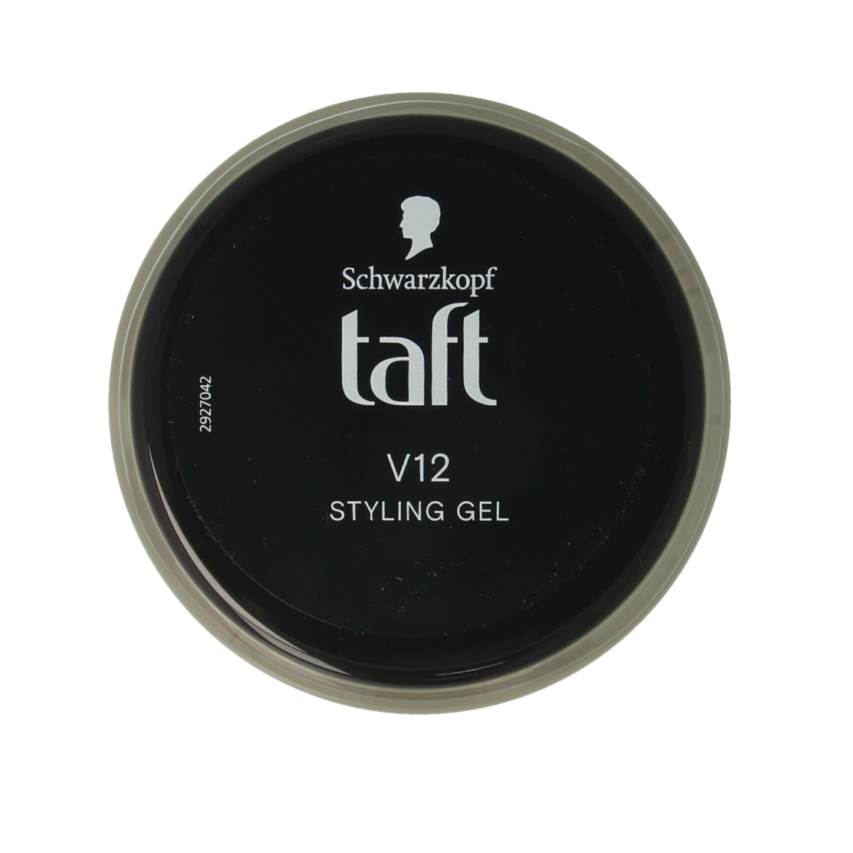 Taft Maxx power gel pot for hair styling, 250ml, featuring a black and red container with branding and product details.