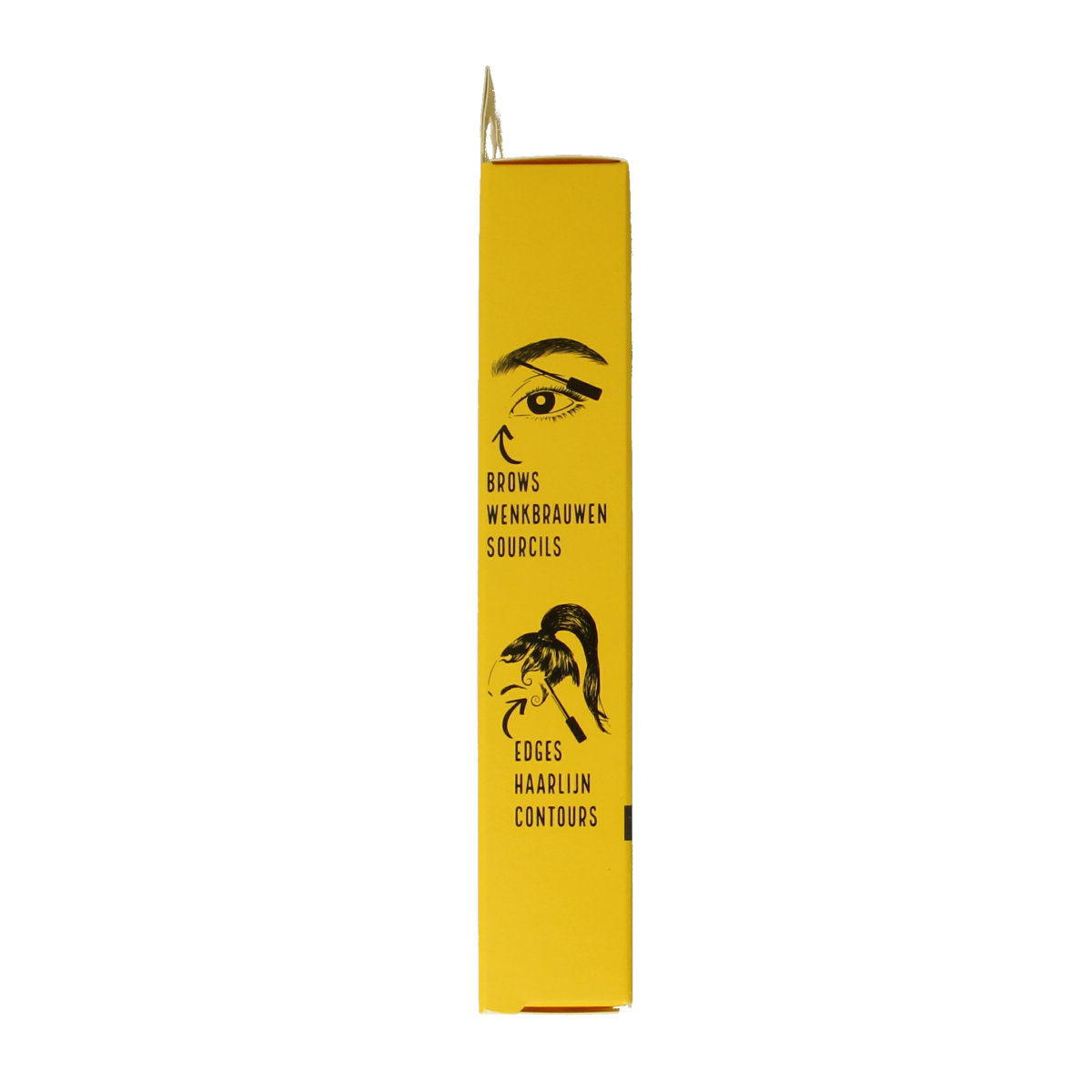 Got2b Glued 4 Brows black makeup adhesive in 16ml tube, designed for brow styling and strong hold.