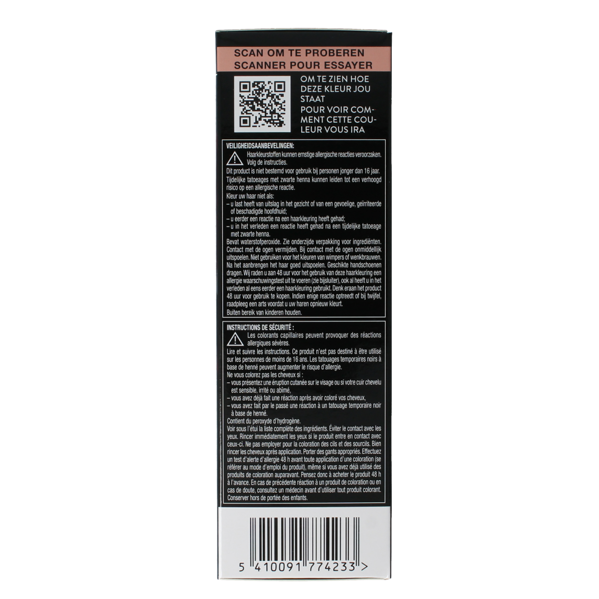 Syoss Permanent Hair Color 5-29 Intens Rood in a set, showing the box and color swatch for vibrant, rich red hair dye.
