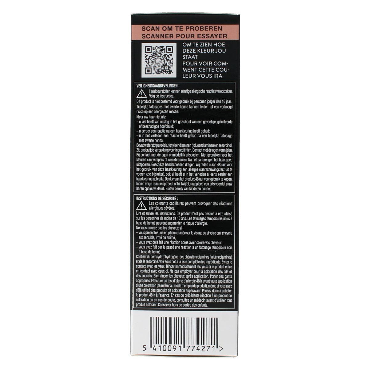 Syoss Color baseline 5-1 light brown hair coloring set, featuring a light brown hair dye and application tools.