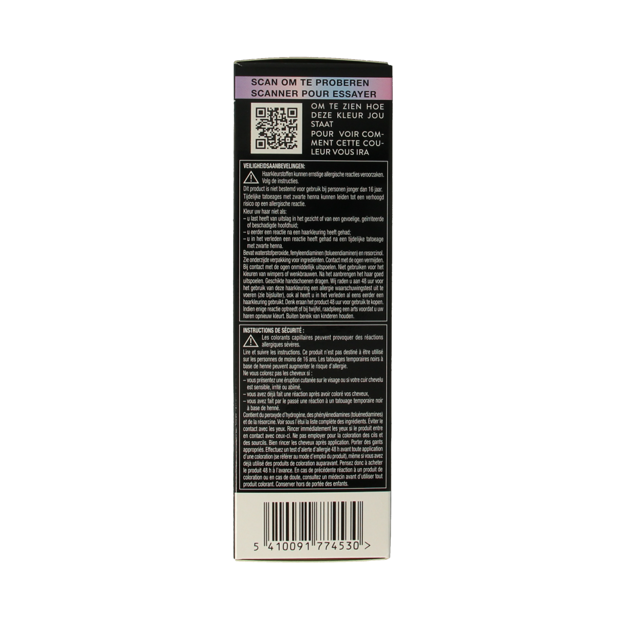 Syoss Metallics 3-89 bronze coffee hair dye set showing a box of hair coloring product for vibrant, metallic bronze coffee shade.
