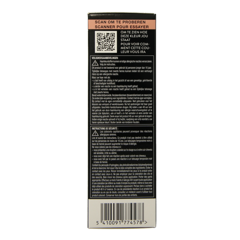 Syoss Color baseline 2-1 zwart bruin hair coloring kit with applicator and gloves for professional hair dyeing.