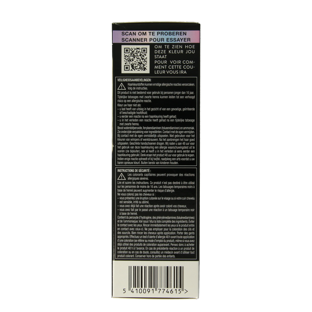 Syoss Metallics 9-53 Silver Blush hair coloring set with tubes of hair dye and applicator tools for vibrant, metallic silver blush hair.