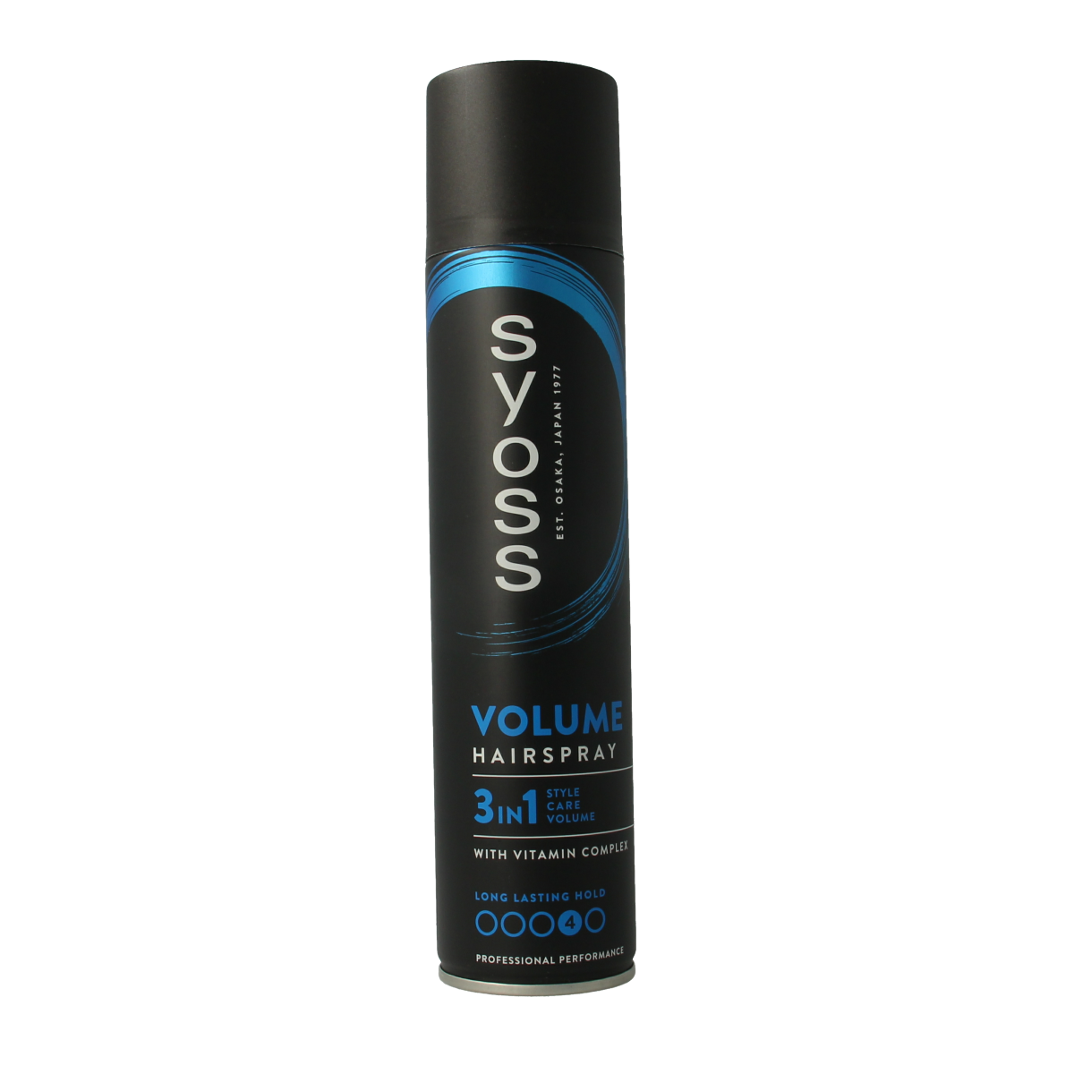 Syoss Hairspray Volume Lift 300ml, hair styling spray with volume-boosting formula, shown in the image.
