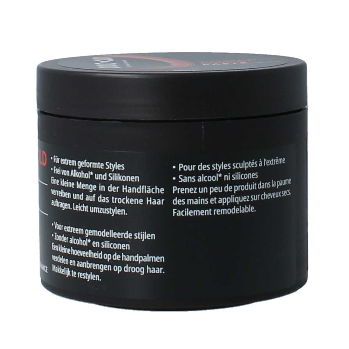 Syoss Men Power Hold Styling Paste extra sterk, 150ml, shown in a tube for strong hold and styling control.
