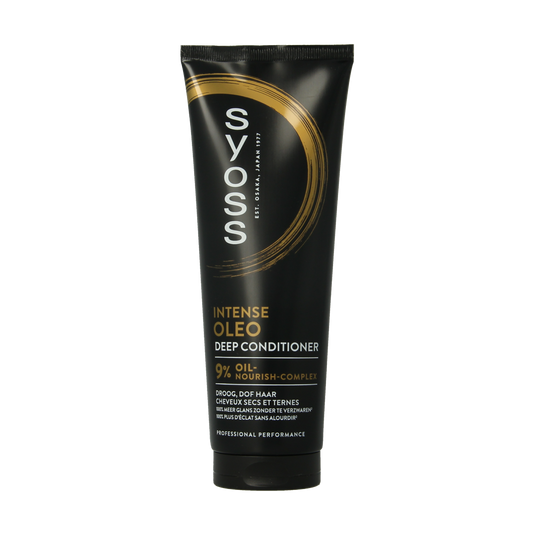 Syoss Olea Intense Conditioner for hair, 250ml, nourishing hair care product with natural ingredients, shown in the image.