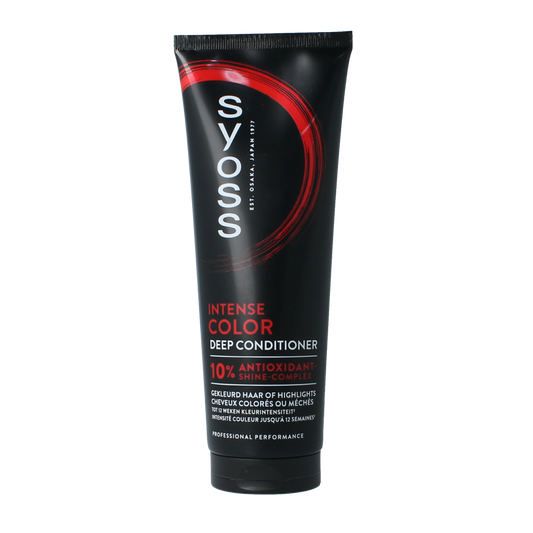 Syoss Deep Conditioner Intense Color in 250ml bottle, hair care product with creamy texture for vibrant color preservation