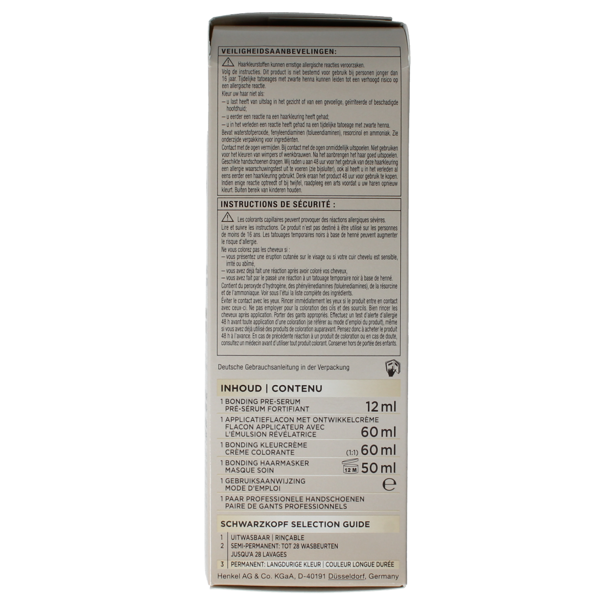 Schwarzkopf Creme Supreme 5-60 bruin hair coloring cream in a tube, used for professional hair dyeing.