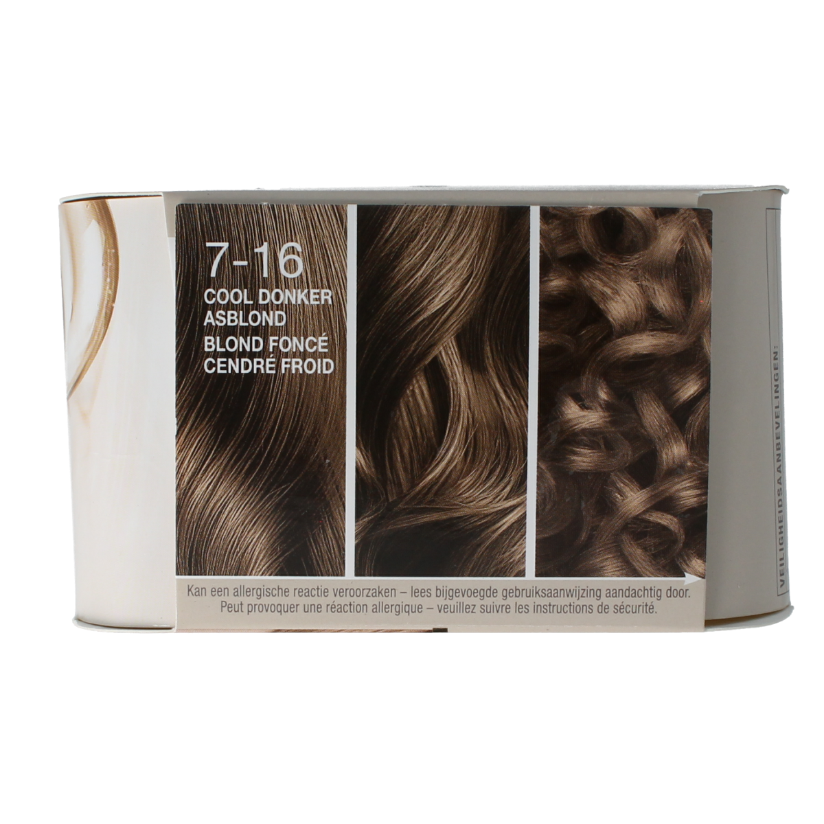 Schwarzkopf Creme Supreme 7-16 D blond hair coloring kit, including one box of hair dye for blonde shades.
