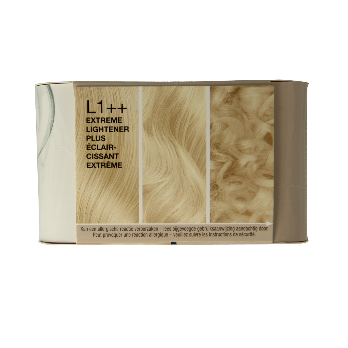 Schwarzkopf Creme Supreme L1++ lightener for hair coloring, shown in the product image with packaging and applicator.
