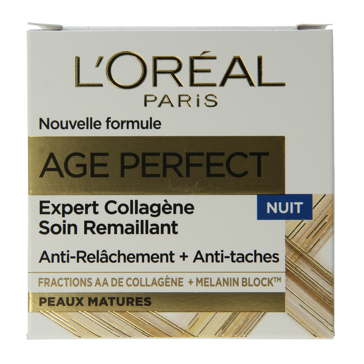 L'Oreal Paris Age Perfect nachtcrème pot with 50ml facial skincare, showing the jar and product label.