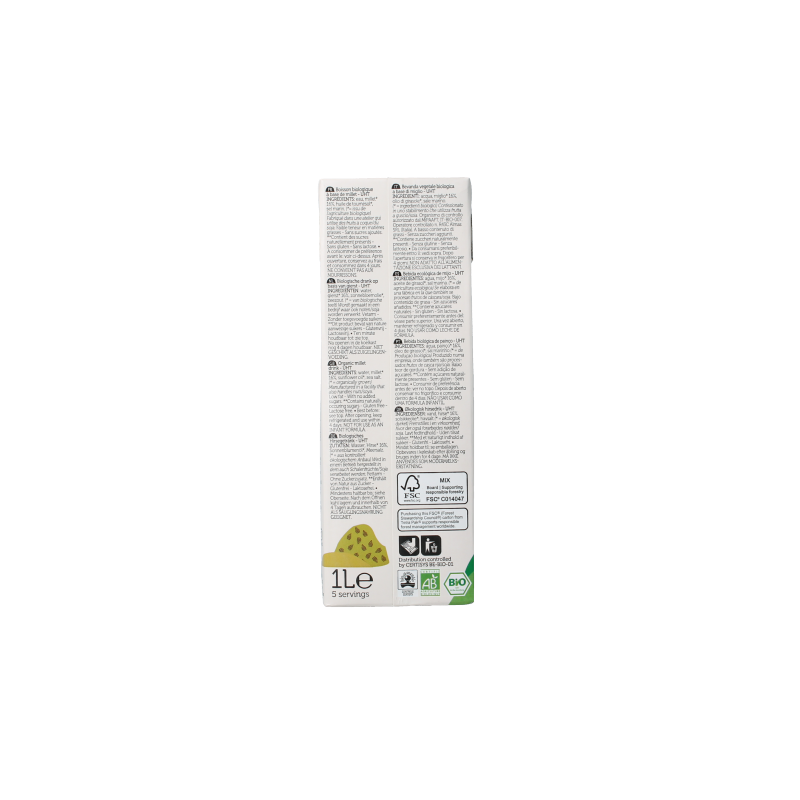 Lima organic millet gierst drink in a 1-liter bottle, natural beverage from the Dranken en Sappen category.