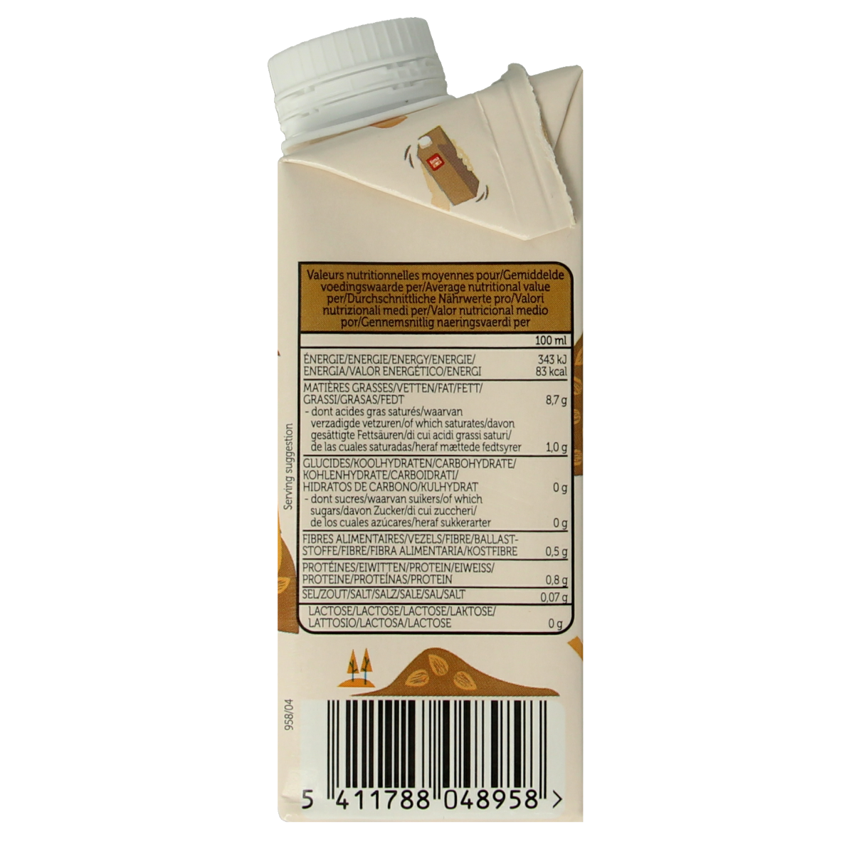 Lima Almond Cuisine Bio sauce in a 200ml bottle, natural almond flavor, from Lima's sauces and flavorings range.