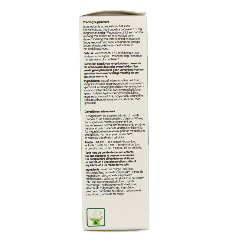 Biover Magnesium Forte 45-tablet bottle showing the mineral supplement with tablets and packaging.