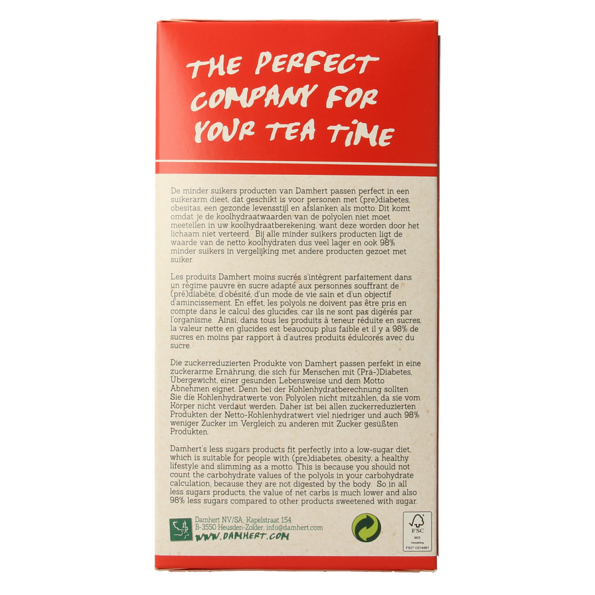 Damhert Sprits chocolade koeken in 120g package, featuring crispy chocolate-filled biscuits with sprits filling.
