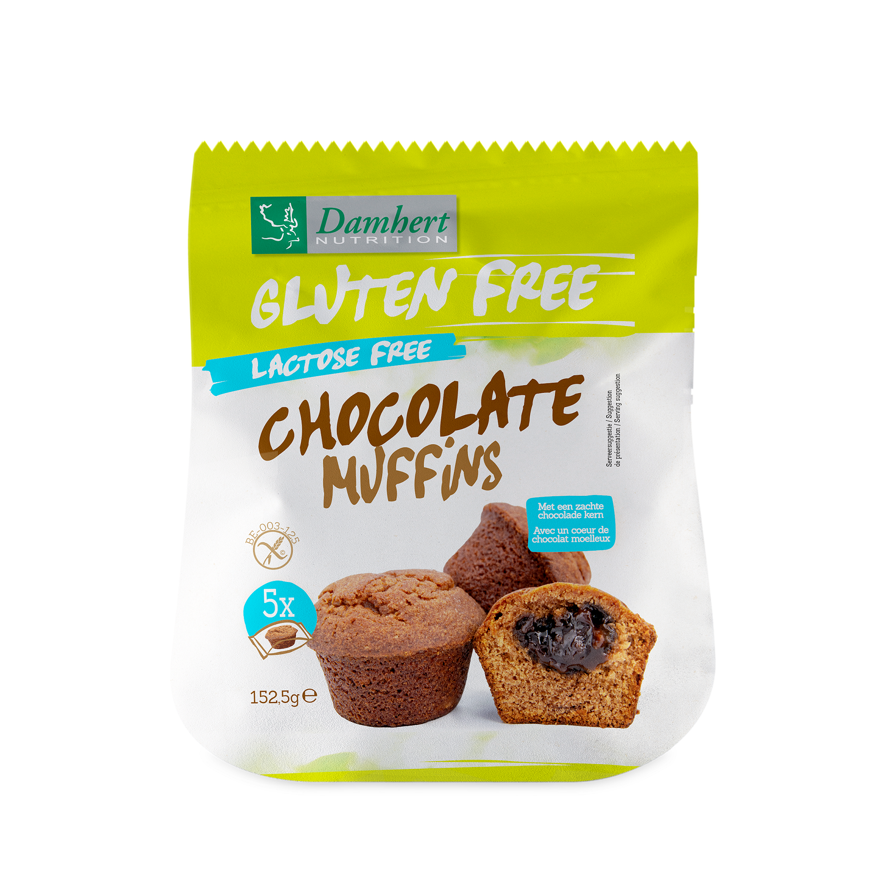 Damhert Op=Op Muffin chocolade mini 152.00 Gram